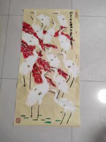 王挥春国画真迹画家简介作品价值合影视频保真