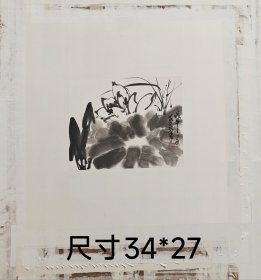 安徽萧县著名老画家（刘梦笔）荷花……之二