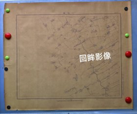 民国上海郊县地图系列1：新泾区西南部龙华区西北部青浦县东部（小涞港）