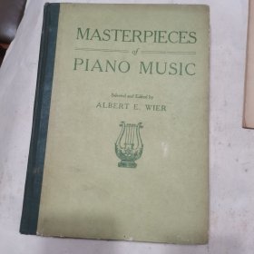 英文原版：MASTERPIECES PIANO MUSIC，钢琴名曲270首