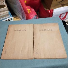 低维凝聚态物理（二、三两册） 16开油印本；封面封底被牛皮纸糊死了