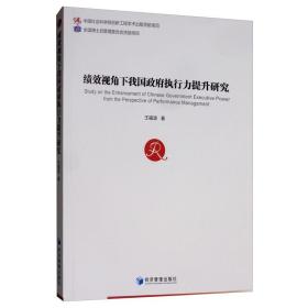 绩效视角下我国执行力提升研究 党和国家重要文献 王福波 新华正版