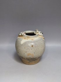 元明时期，磁州窑罐。案头陈设，文房会所。