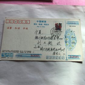 1993年中国邮政贺年有奖明信片（80）