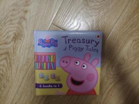 Peppa Pig 英文原版绘本 小猪佩奇动画故事书 Treasury of Piggy Tales 粉红佩佩猪小妹 主题绘本6合1故事合辑 3-6岁 进口儿童书