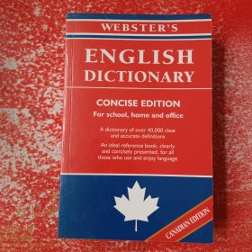 WEBSTER'S ENGLISH DICTIONARY