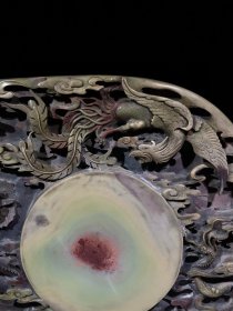 紫袍玉带石砚龙凤呈祥款：徐用仪