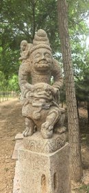 （议价） 青石拴马桩高1.8米25见方
