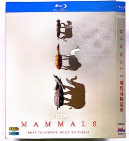 高清BD蓝光碟片 哺乳动物星球(2024)纪录片2碟中字