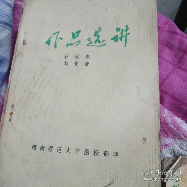 中国现代文学作品选讲鲁迅作品选讲下