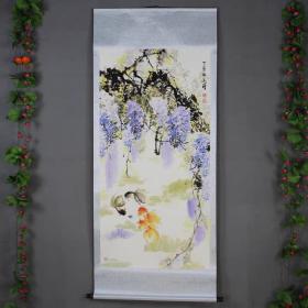 字画居家装饰梅花两鹤