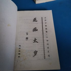 云中子武侠小说江湖娱情系列:花痴太岁(下)(一版一印,仅印3000册)