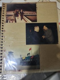 八十年代丹麦首相保罗·施吕特访华期间，访问安徽原版照片集一册60张【此册为《安徽画报》时任摄影“康诗纬，宣清泉”所摄，86年做成册，内有王郁昭，骆岗机场，明教寺，德国援建牛奶场，合肥肉联厂，啤酒厂，孝肃祠及黄梅戏演员“马兰”等珍贵照片】附《安徽画报》原图(最后一张图片)
