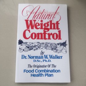 Pure&SimpleNaturalWeightControl纯净简单，自然控制体重