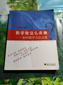 数学就这么有趣：初中数学方法点拨