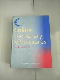 精装本 原版英文书 Collins Dictionary & Thesaurus 库存书 参看图片 护封小撕口