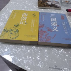 青少年插图版，三国演义十西游记，二册，内页干净