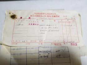 1973年 陕西省柿饼加工会议费用单据一组