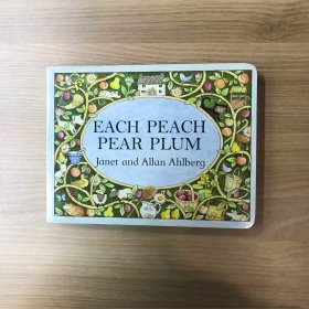 Each Peach Pear Plum board book (Viking Kestrel Picture Books)英文原版绘本 桃子梨子李子 格林威大奖 英文版