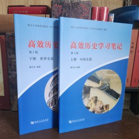 高效历史学习笔记第2版上册中国史篇+下册世界史篇【全二册】（23年最新版）