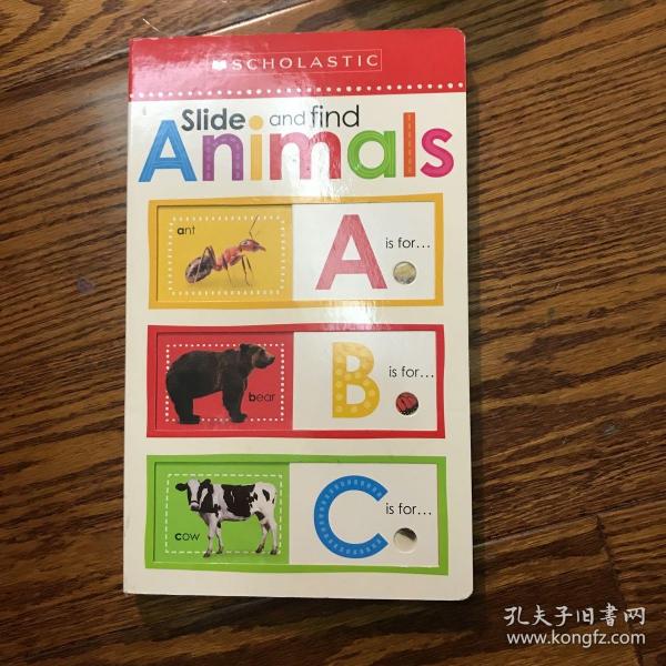 Slide And Find Abc Animals (Scholastic Early Learners: Slide And Find)
