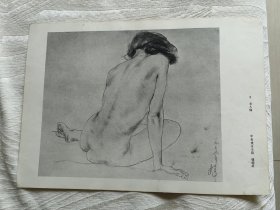 1979年中央美术学院钱绍武作品（女人体）画页