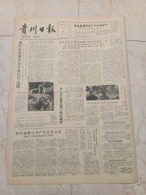 贵州日报1984年2月13日。花江区发展乡村个体汽车运输。晚安，献涌现出3千多农机户。邓小平王震在厦门雨中植树。修文县信访工作出现新局面。