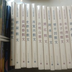 中国现当代名家散文典藏； （刘白羽散文，铁凝散文，梁遇春散文，史铁生散文，肖复兴散文，许地山散文，萧红散文，阿来散文，贾平凹散文，丰子恺散文，朱自清散文，周涛散文，鲁迅散文，宗白华散文，冰心散文，沈从文散文，老舍散文，巴金散文） 18本合售未开封