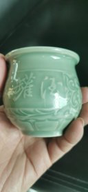 耀州窑青瓷罐