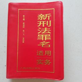 《新刑法罪名适用实务》