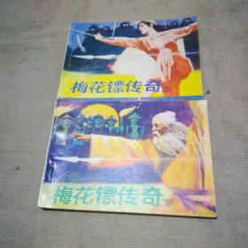 连环画 梅花镖传奇（上下【1991年1版2印 上册前几页有点油印 其余很好】