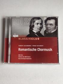 德国版CD-德国古典浪漫作曲家Schumann/Schubert Romantische Chormusik《合唱作品集》