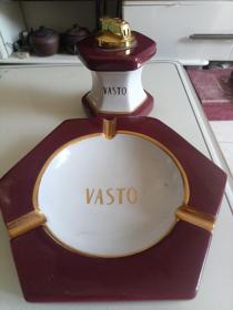 意大利奢侈品牌VASTO华斯度打火机烟灰缸