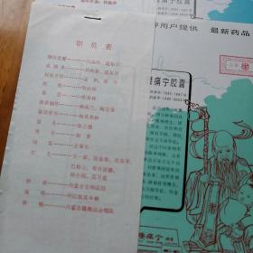 节目单:华北音乐舞蹈节1987（5份）