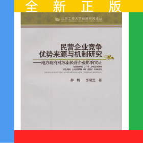民營(yíng)企業(yè)競(jìng)爭(zhēng)優(yōu)勢(shì)來(lái)源與機(jī)制研究-地方政府對(duì)蘇南民營(yíng)企業(yè)影響實(shí)證