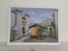 原创手绘风景油画4尺寸30×40厘米