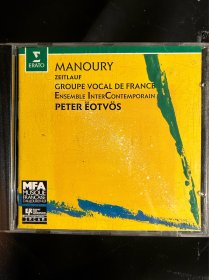法国著名当代作曲家philip manoury作品集，原版cd盘面完好
