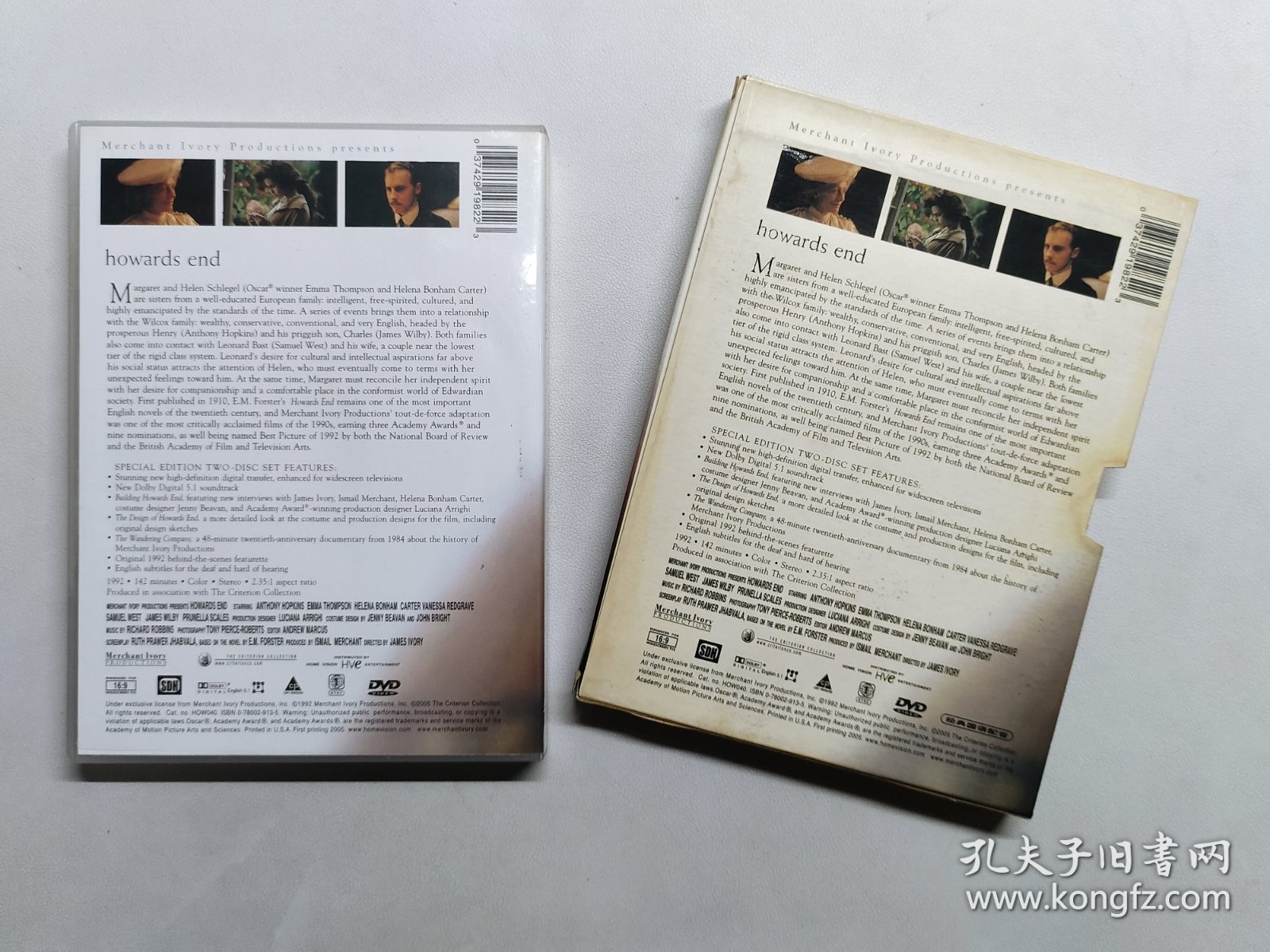 霍华德庄园 DVD9电影 猴王双碟收藏版， 九区顶级版本经典国语配音，侧边开口，成色非常好，默认微痕