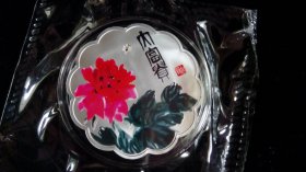 齐白石 花好月圆纯银月饼50克【盒子证书齐全】