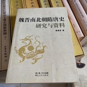 魏晋南北朝隋唐史研究与资料