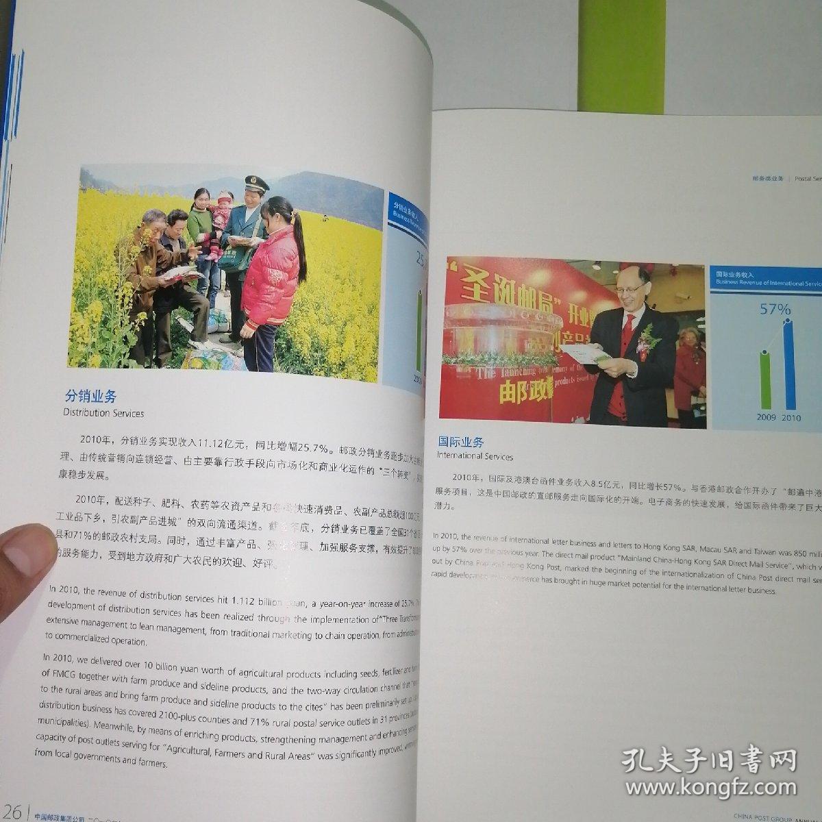 2010年中国邮政集团公司年报（含盘）