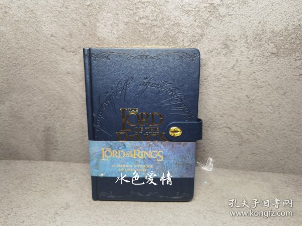 独家新版魔戒指环王 金字塔官方原版仿皮烫金印花刷金 A5横线笔记本The Lord of the Rings Pyramid Notebook 2024