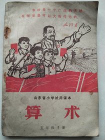 山东省小学试用课本 算术 五年级下册