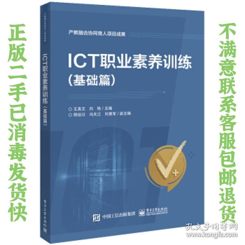 二手正版ICT职业素养训练 王真文 电子工业出版社