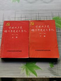 中国共产党锦州市党史大事记（上下编）库存未阅