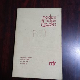 modern fiction studies（现代小说研究）1987.3