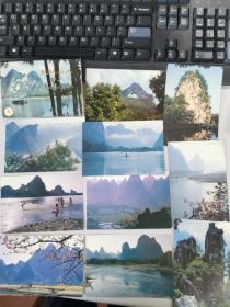 1987外文版明信片：桂林山水甲天下（第五辑）1套10张全