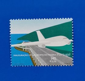 葡萄牙1999马德拉机场启用飞机1全新外国邮票