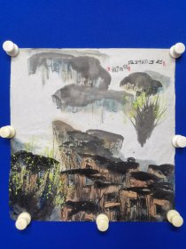 北京画院 ，老画家 ：童康明 国画 一幅（精品）尺寸47.5——————46厘米 ： 请大家看图片