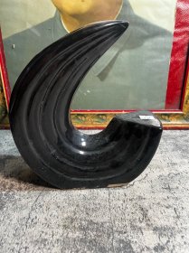 80年代左右，黑釉花瓶插